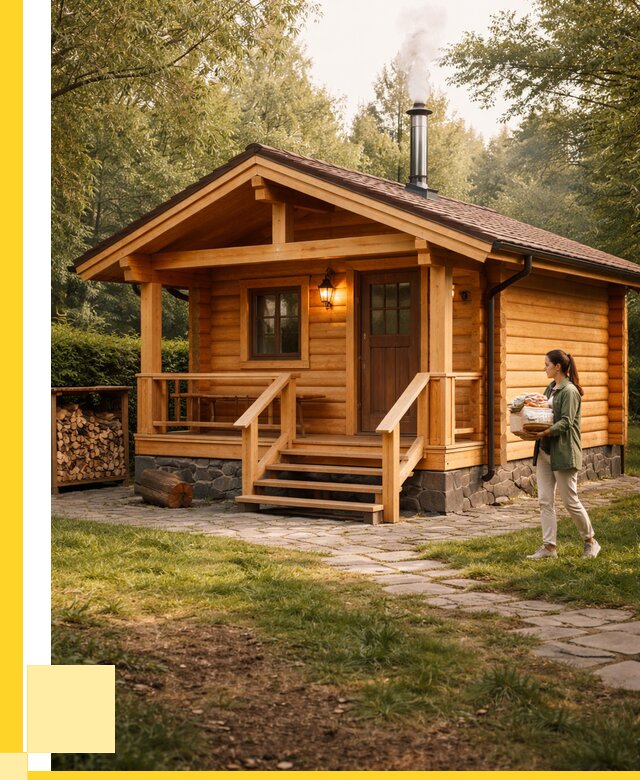 Купить баню под ключ в Симферополе от 675155 р. | ЭриданСим