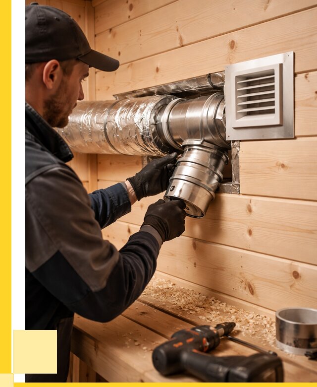 Монтаж вентиляции бани в Симферополе от 12464 р. | ЭриданСим