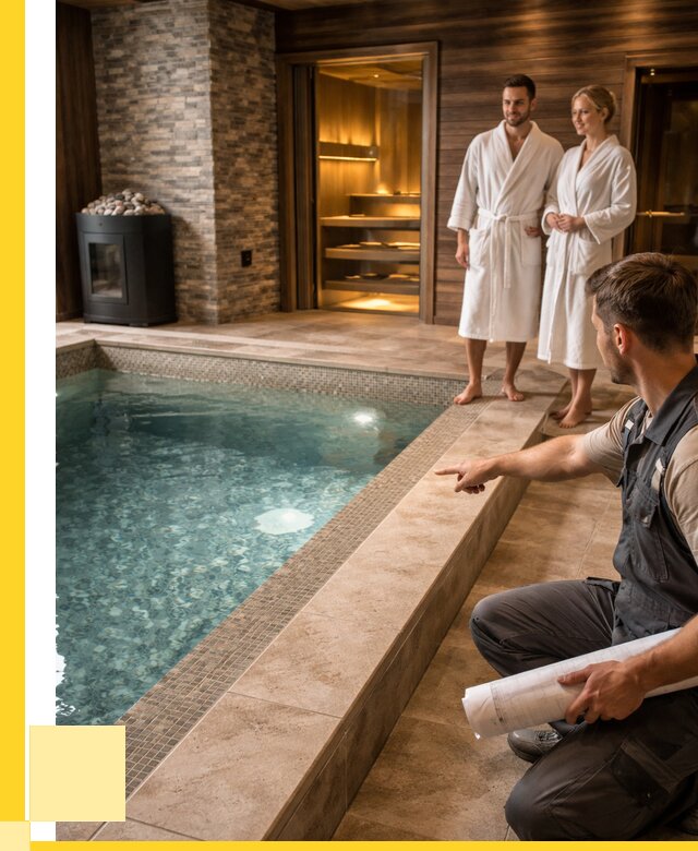 Проект бани с бассейном под ключ в Симферополе от 67516 р. | ЭриданСим