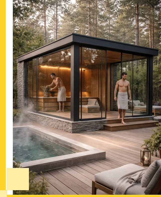 Стеклянные бани и двери в Симферополе от 467415 р. | ЭриданСим