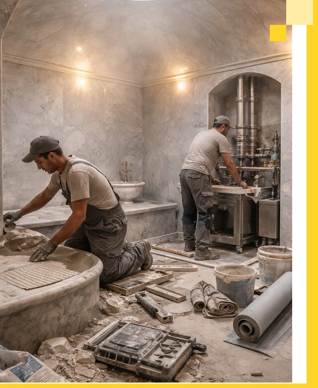 Строительство турецких бань хаммам под ключ в Симферополе