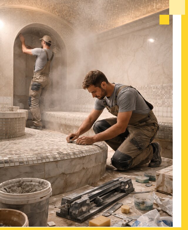 Профессиональный дизайн хамама и SPA под ключ в Симферополе