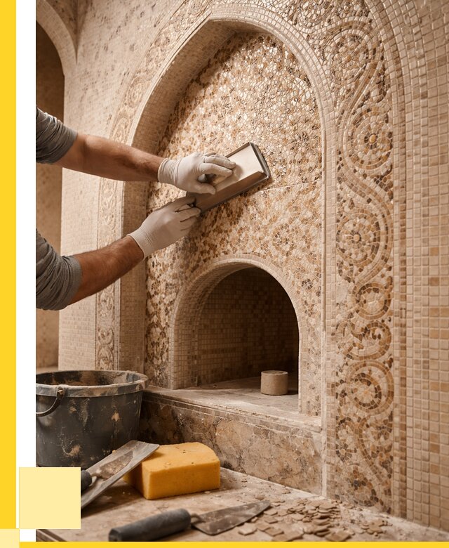 Мозаика для хамама в Симферополе под ключ от 5194 р. | ЭриданСим