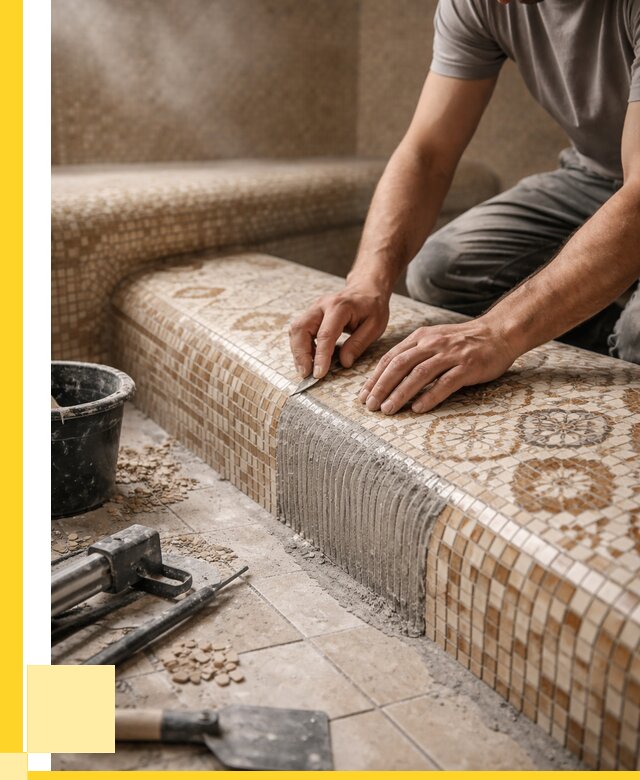 Плитка для хамама под ключ в Симферополе от 3635 р. | ЭриданСим