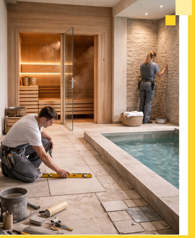 Комплексный дизайн и отделка интерьеров SPA под ключ в Симферополе